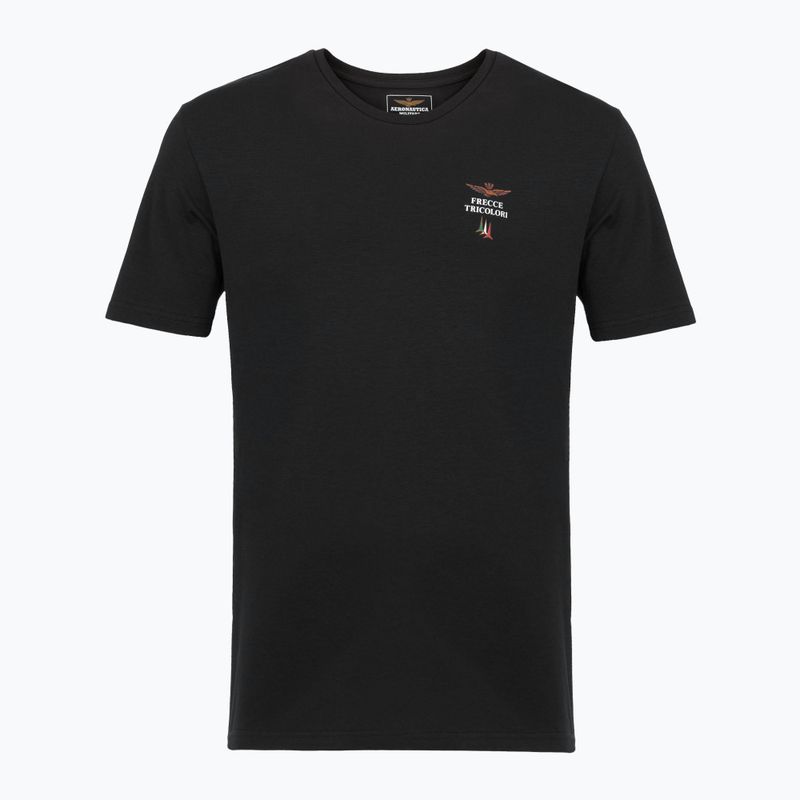Tricou pentru bărbați Aeronautica Militare AM1UTI005 Round Neck black