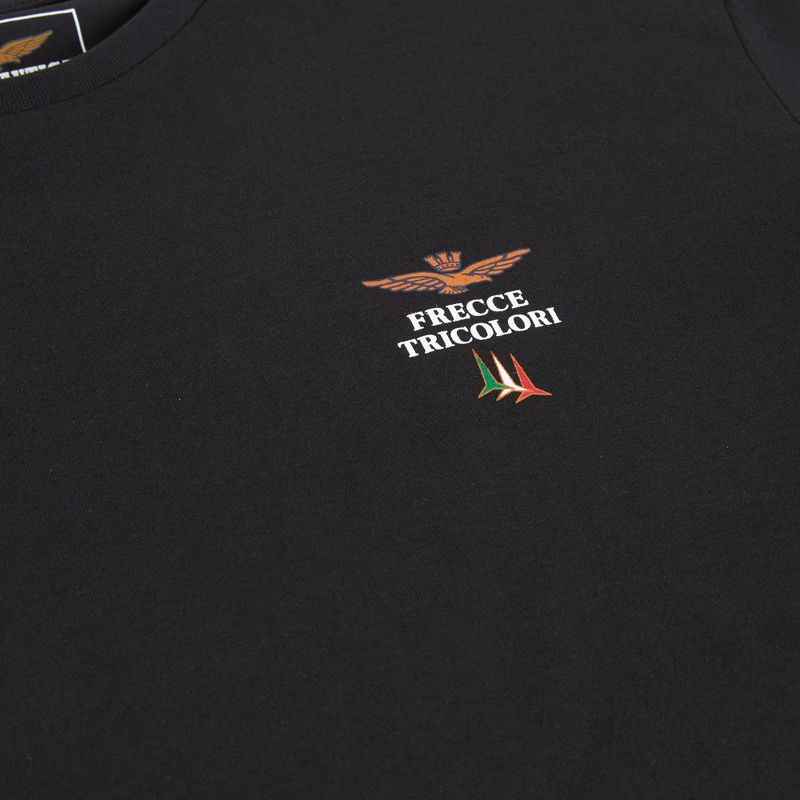 Tricou pentru bărbați Aeronautica Militare AM1UTI005 Round Neck black 3