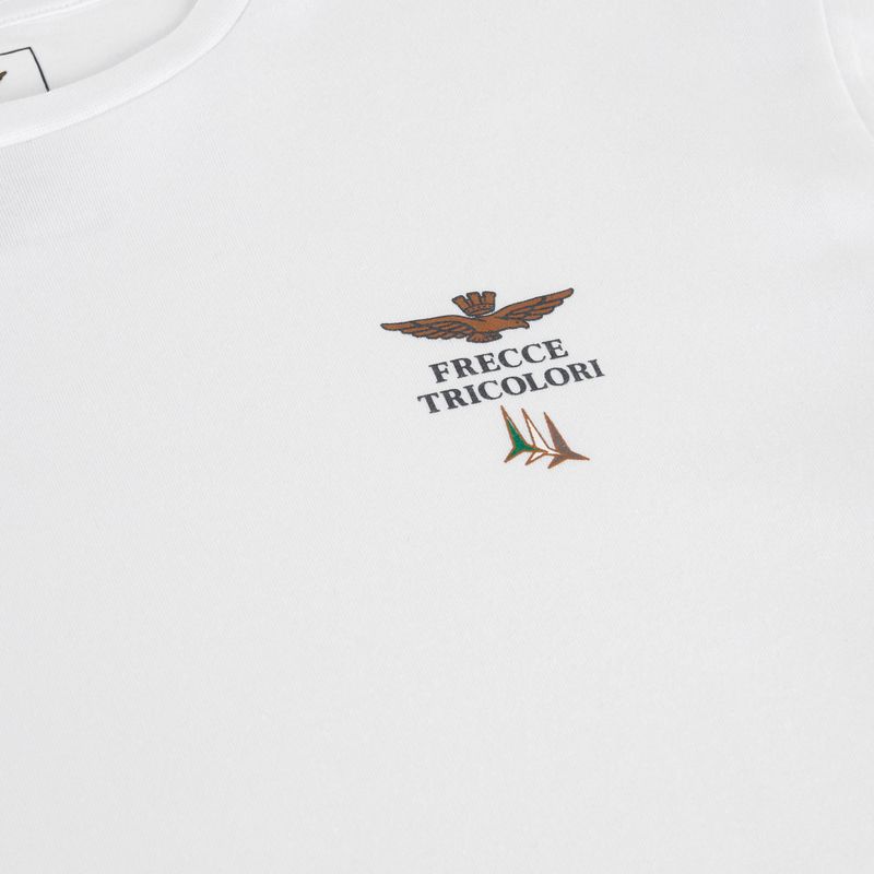Tricou pentru bărbați Aeronautica Militare AM1UTI005 Round Neck white 3