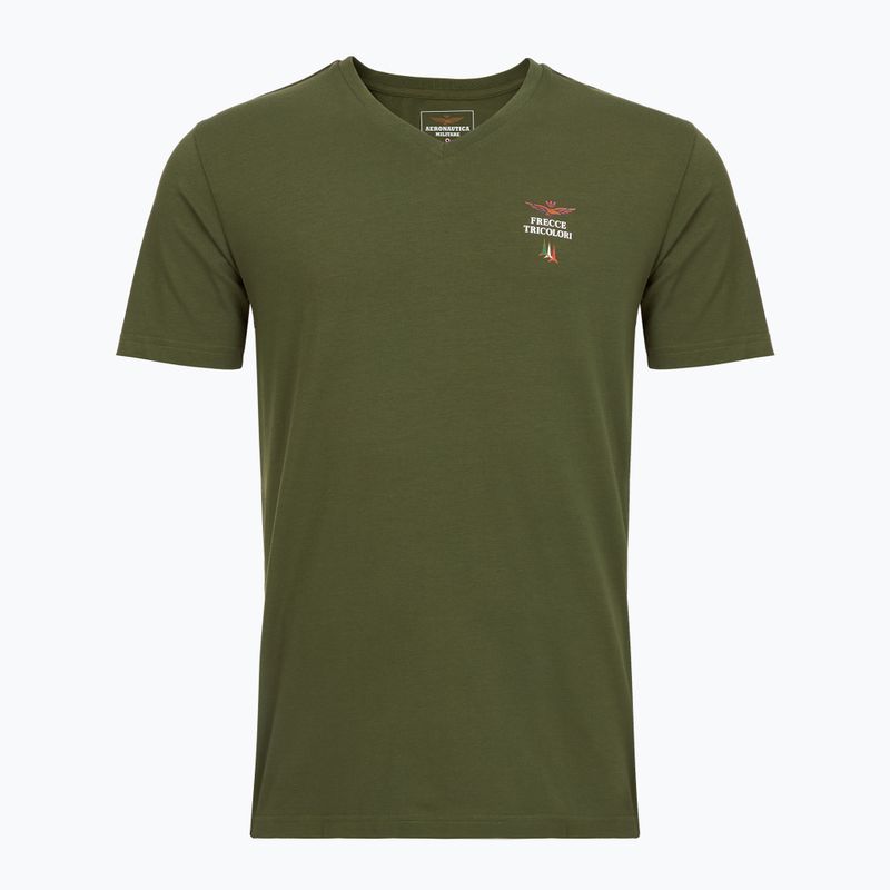 Tricou pentru bărbați Aeronautica Militare AM1UTI006 V-Neck military