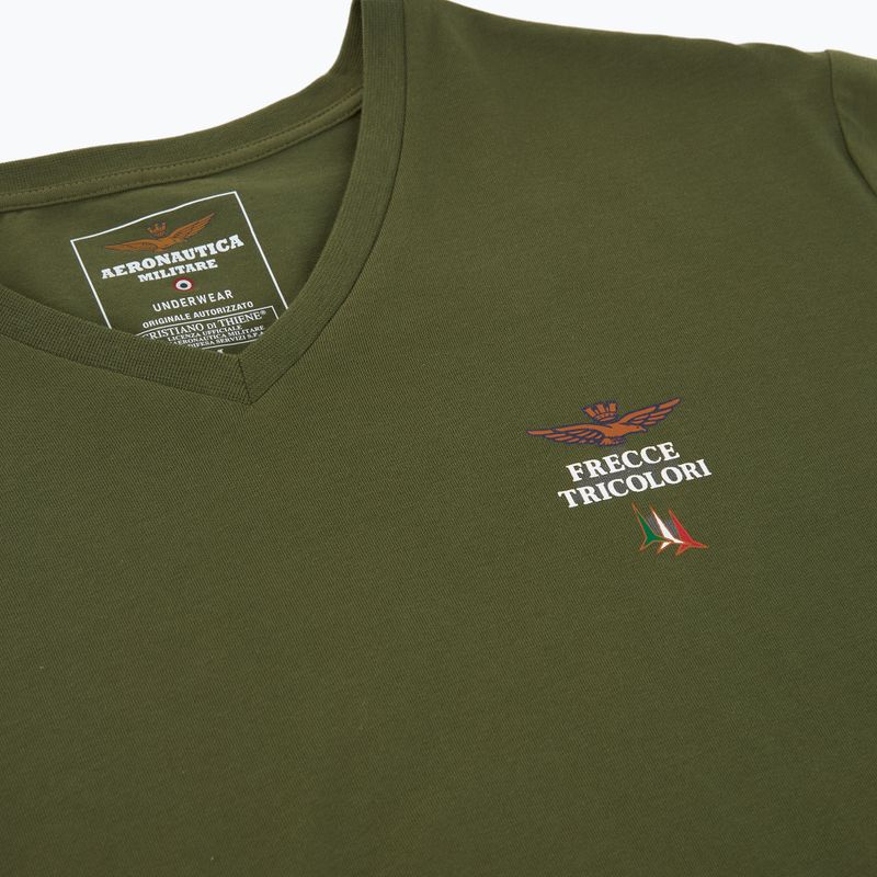 Tricou pentru bărbați Aeronautica Militare AM1UTI006 V-Neck military 3
