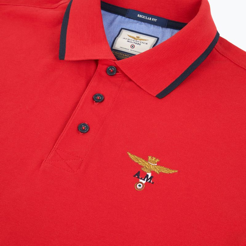 Tricou Aeronautica Militare PO1308UP00082 Polo tango red 3