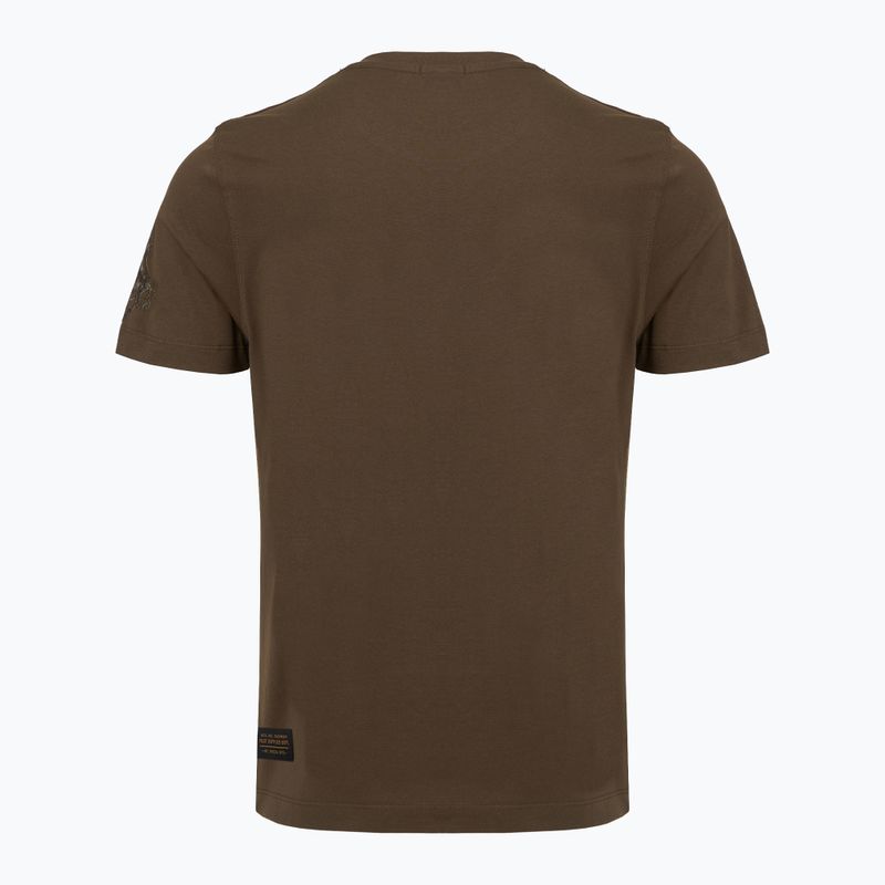 Tricou pentru bărbați Aeronautica Militare TS2535UJ00641 chestnut brown 2