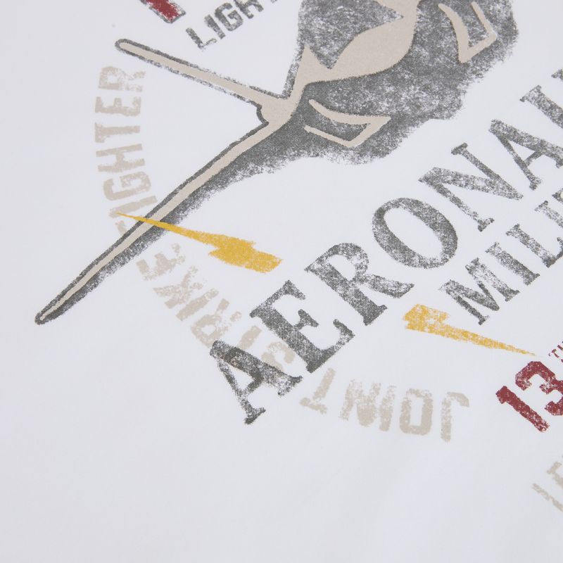 Tricou pentru bărbați Aeronautica Militare TS2536UJ00641 off white 3