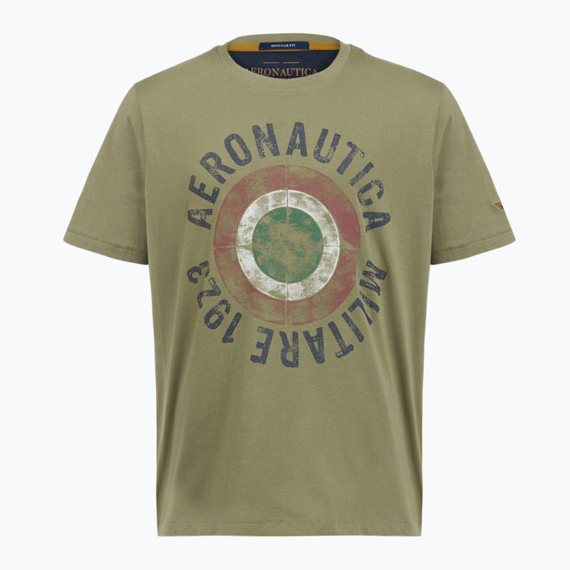 Tricou pentru bărbați Aeronautica Militare TS2538UJ00727 lichen green