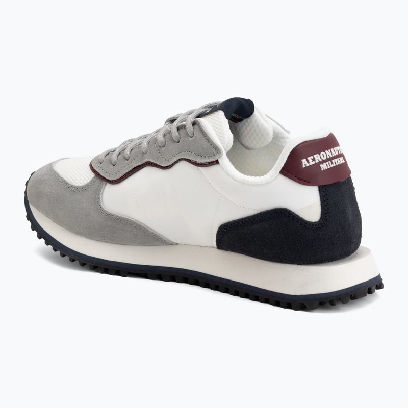 Încălțăminte pentru bărbați Aeronautica Militare SC0320UPL00313 off white/blu scuro 3