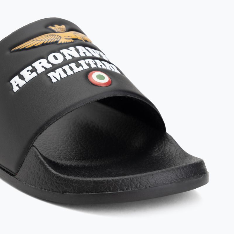 Șlapi pentru bărbați Aeronautica Militare SC0242UCT03337 jet black 7