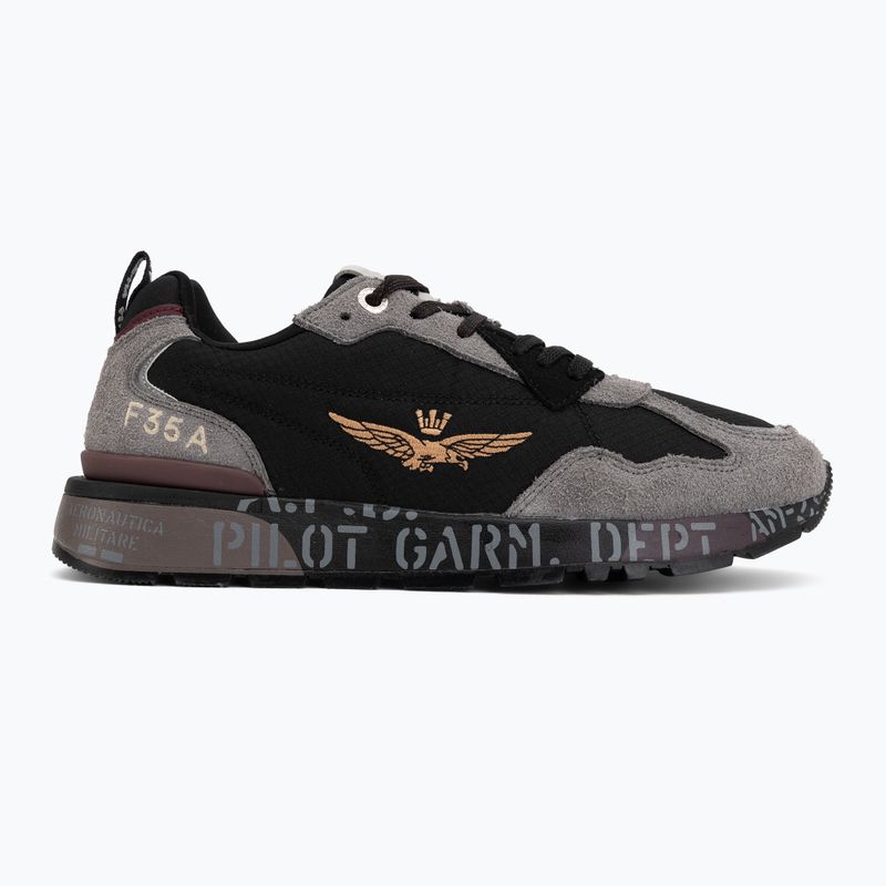 Încălțăminte pentru bărbați Aeronautica Militare SC0276UCT03546 jet black 2