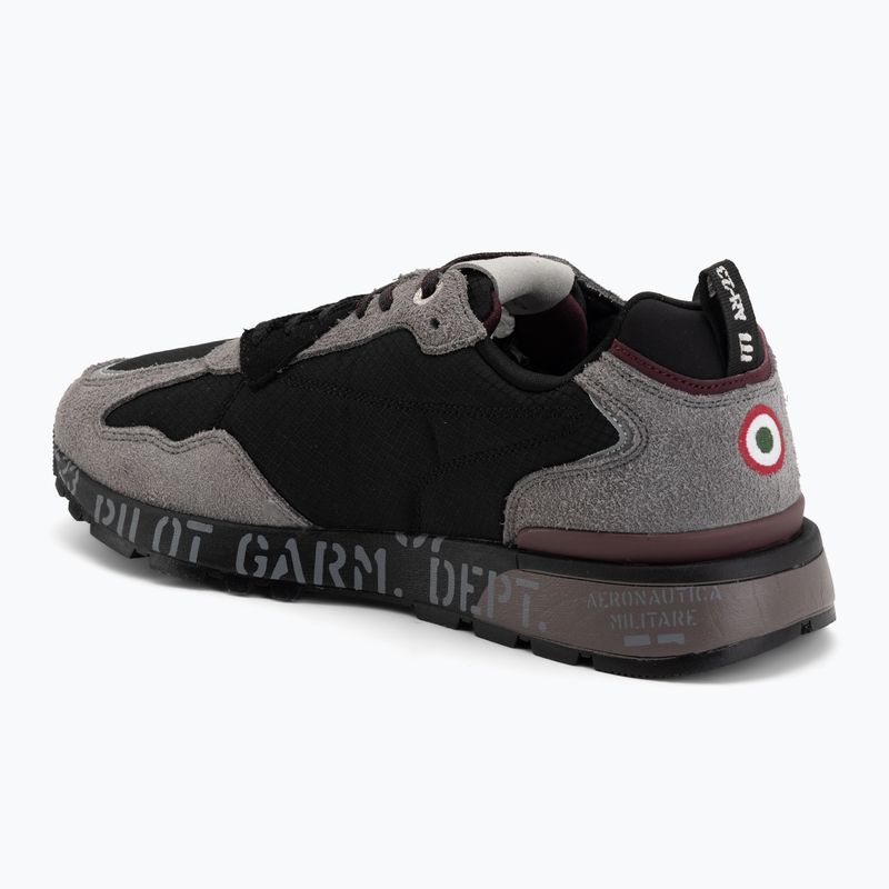 Încălțăminte pentru bărbați Aeronautica Militare SC0276UCT03546 jet black 3