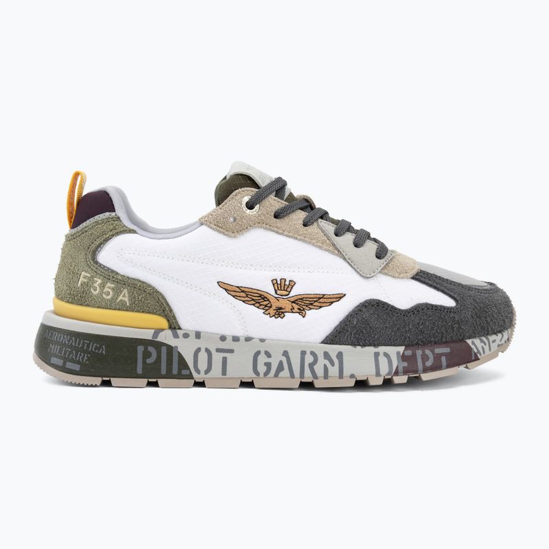 Încălțăminte pentru bărbați Aeronautica Militare SC0276UCT03546 off white/green/brown/grey 2