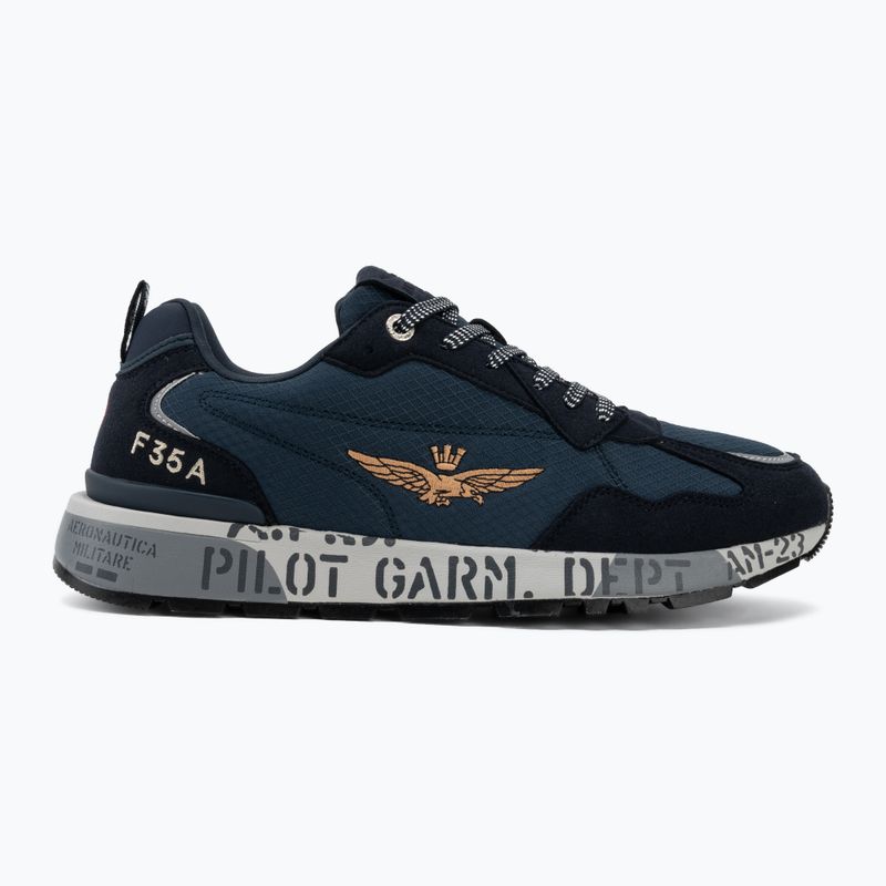 Încălțăminte pentru bărbați Aeronautica Militare SC0276UCT04327 navy blue 2