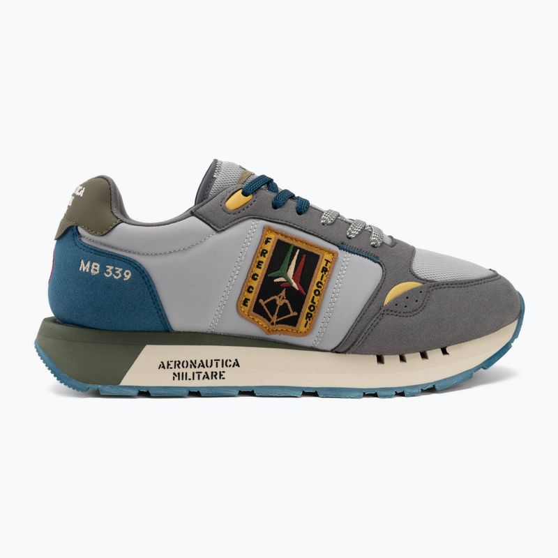 Încălțăminte pentru bărbați Aeronautica Militare SC0292UCT03331 avio/grigio 2
