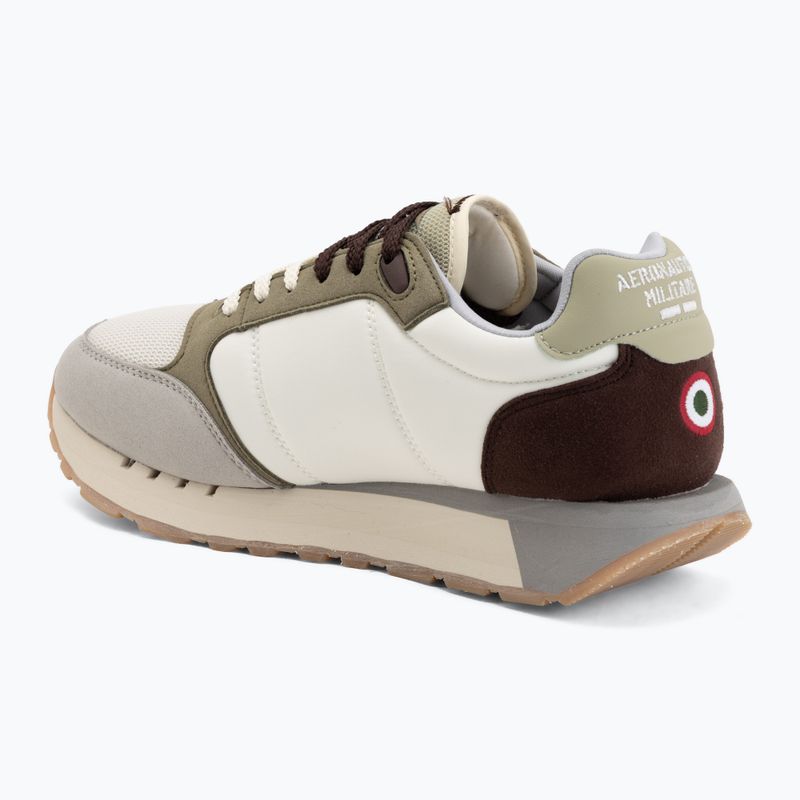 Încălțăminte pentru bărbați Aeronautica Militare SC0292UCT03331 off white/green/brown/grey 3