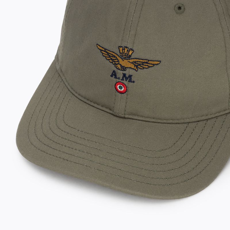 Șapcă pentru bărbați Aeronautica Militare HA1246UCT02 smokey olive 3