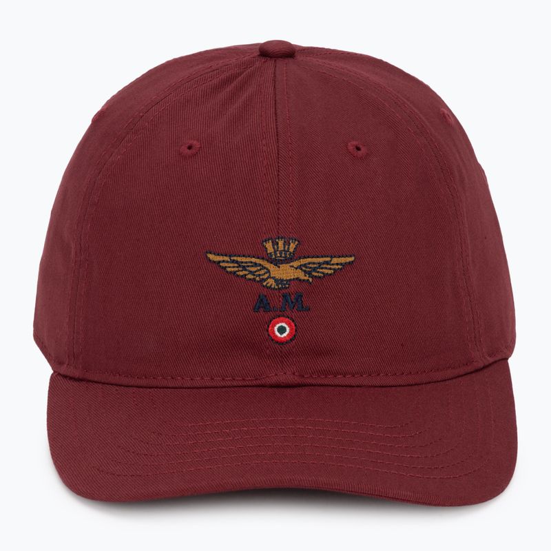 Șapcă pentru bărbați Aeronautica Militare HA1246UCT02 merlot red 2