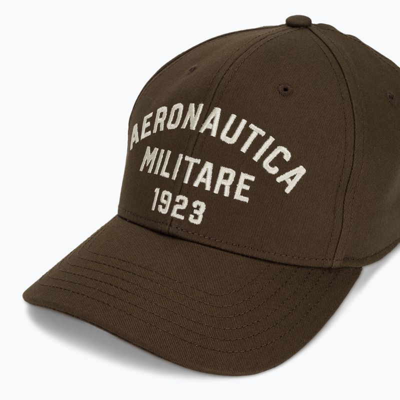 Șapcă pentru bărbați Aeronautica Militare HA1104UCT02 chestnut brown 3