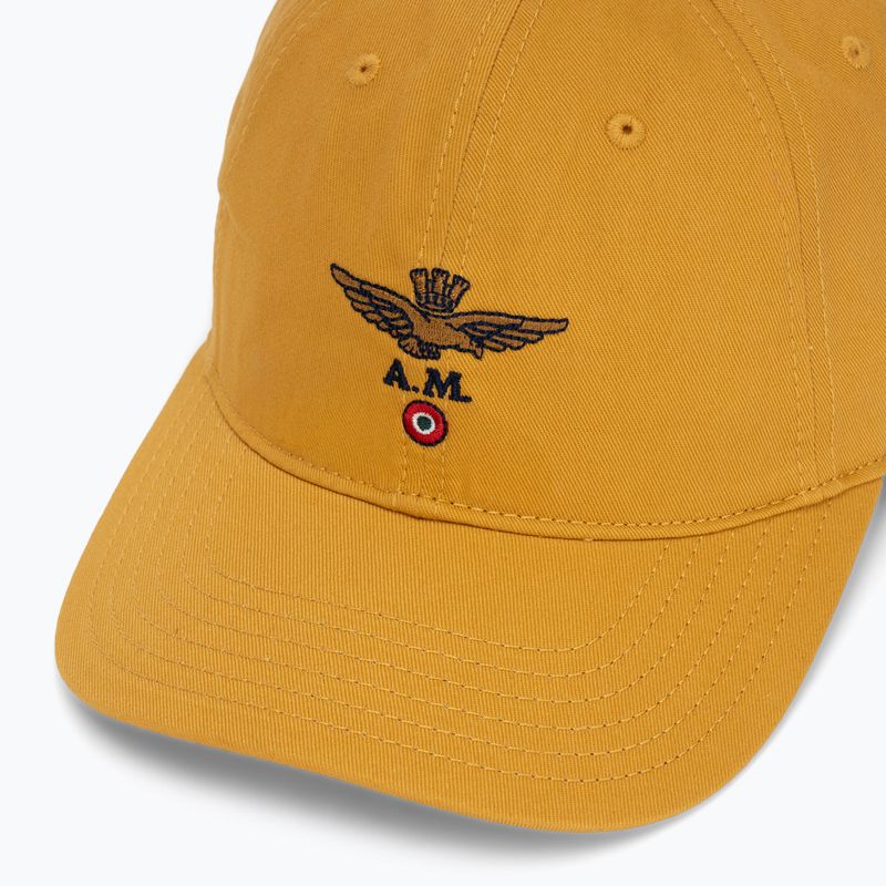 Șapcă pentru bărbați Aeronautica Militare HA1104UCT02 mustard yellow 3