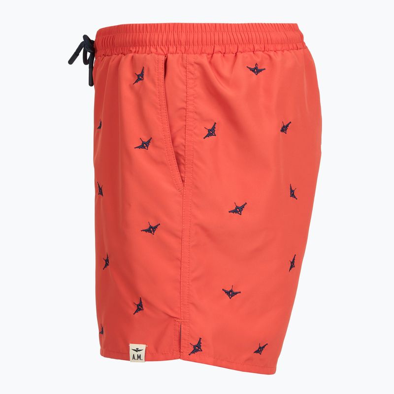 Pantaloni scurți de baie pentru bărbați Aeronautica Militare BW0232UCT04317 paprika 3