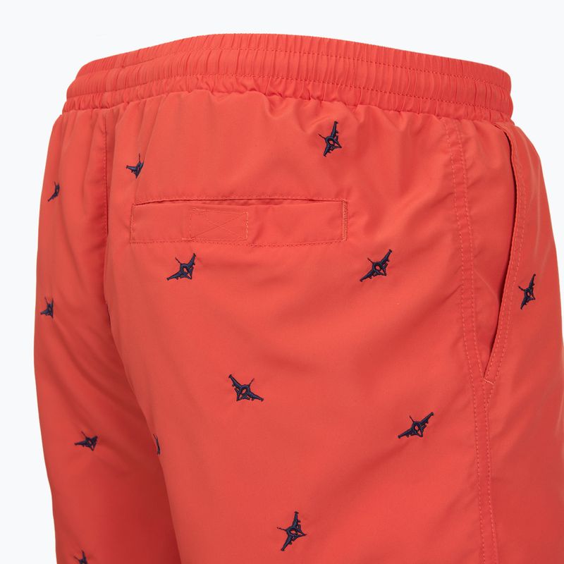 Pantaloni scurți de baie pentru bărbați Aeronautica Militare BW0232UCT04317 paprika 4