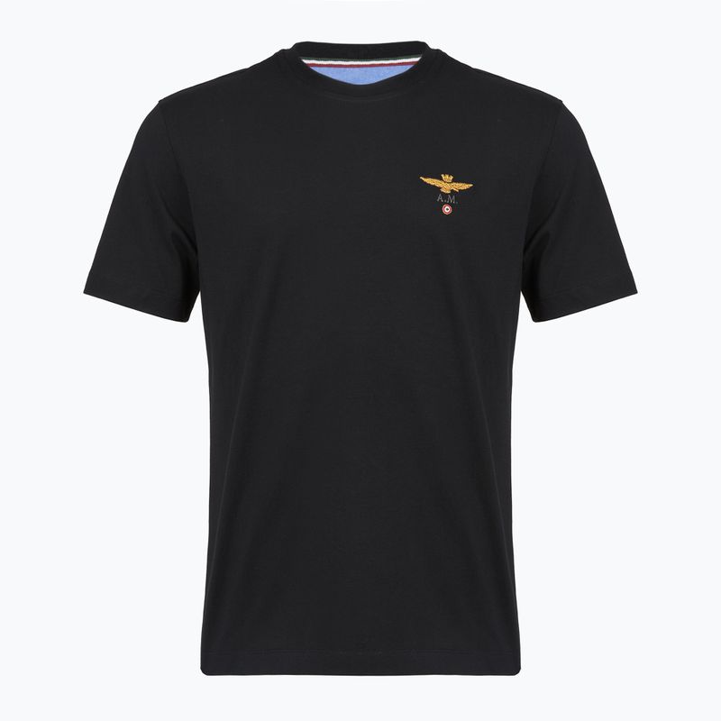 Tricou pentru bărbați Aeronautica Militare TS1580UJ00372 jet black
