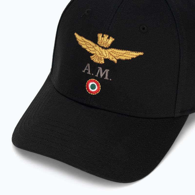 Șapcă pentru bărbați Aeronautica Militare HA1100UCT02848 jet black 3