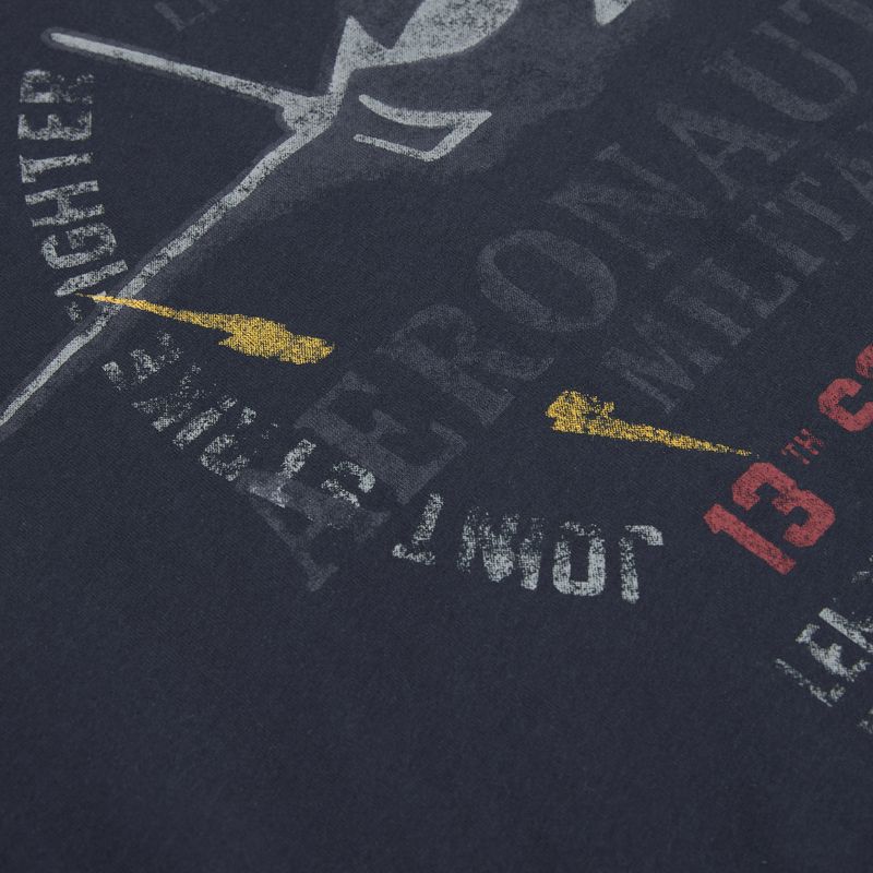 Tricou pentru bărbați Aeronautica Militare TS2536UJ00641 navy blue 3