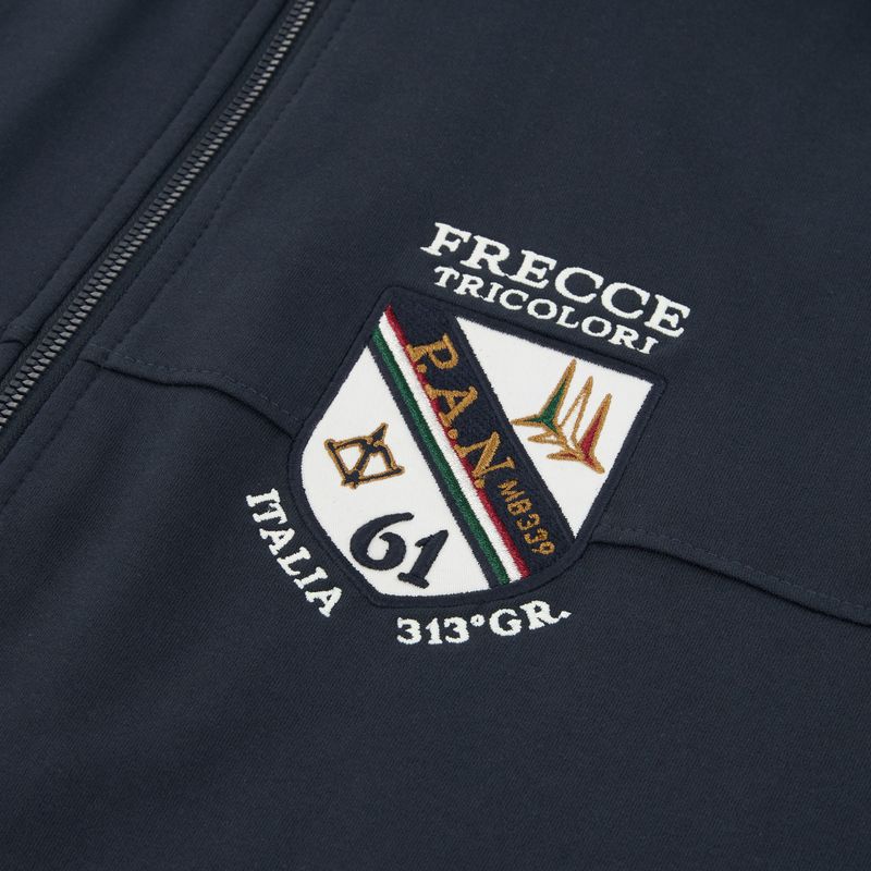 Bluză bărbătească Aeronautica Militare FE2096UF00674 Hoodie navy blue 3