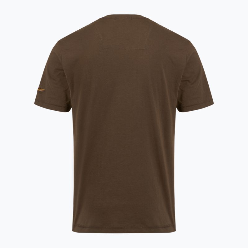 Tricou pentru bărbați Aeronautica Militare TS2538UJ00727 chestnut brown 2
