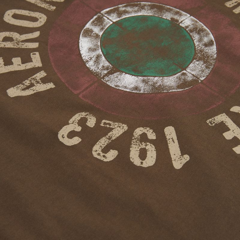 Tricou pentru bărbați Aeronautica Militare TS2538UJ00727 chestnut brown 3