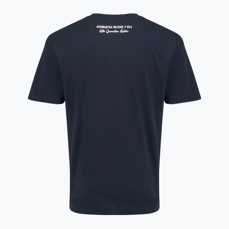 Tricou pentru bărbați Aeronautica Militare TS2539UJ00727 navy blue 2