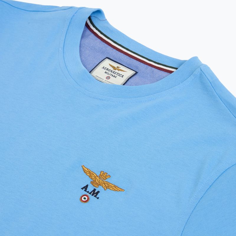 Tricou pentru bărbați Aeronautica Militare TS1580UJ00372 silver lake blue 3