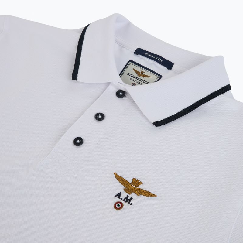 Tricou Aeronautica Militare PO1308UP00082 Polo off white 3