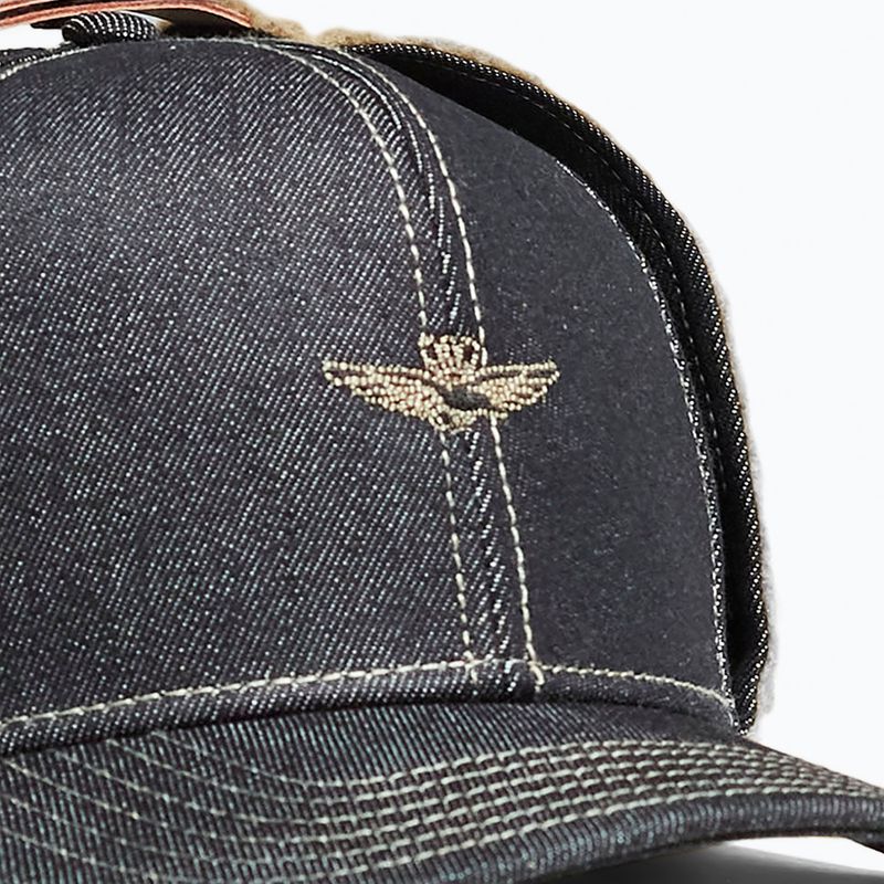 Șapcă pentru bărbați Czapka Aeronautica Militare 262HA1260DCT04366 denim nero 3