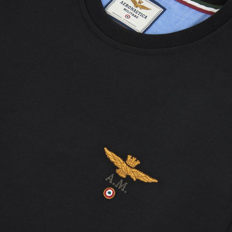 Tricou pentru bărbați Aeronautica Militare 262TS1580UJ00372 jet black 3