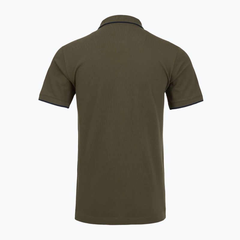 Tricou polo pentru bărbați Aeronautica Militare 262PO1308UP00082 Polo verde scuro 2