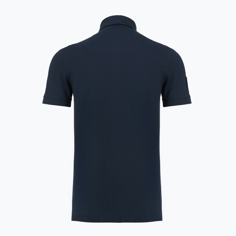 Tricou pentru bărbați Aeronautica Militare PO1927UP00191 Navy blue polo 2