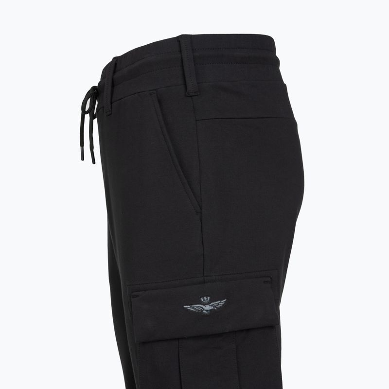 Pantaloni pentru bărbați Aeronautica Militare PF1008UF00674 jet black 3