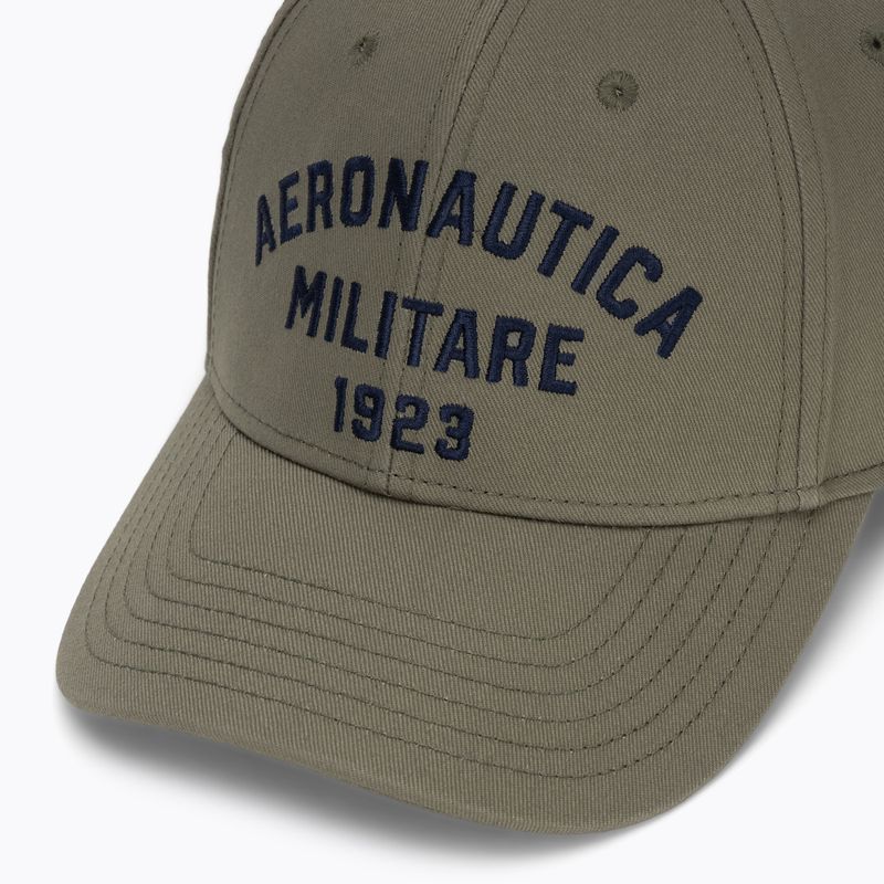 Șapcă pentru bărbați Aeronautica Militare HA1104UCT02 smokey olive 3