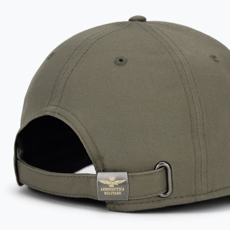 Șapcă pentru bărbați Aeronautica Militare HA1104UCT02 smokey olive 4