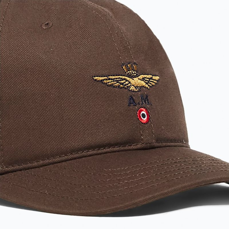 Șapcă pentru bărbați Czapka Aeronautica Militare 262HA1246UCT02261 autumn brown 3