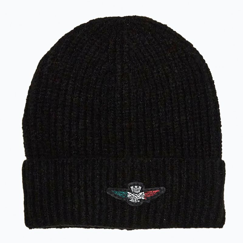 Căciulă de iarnă pentru bărbați Czapka Aeronautica Militare 262CU0034UL00451 jet black
