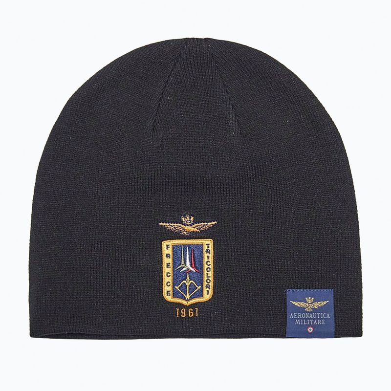 Căciulă de iarnă pentru bărbați Czapka Aeronautica Militare 262CU0092UL00450 jet black