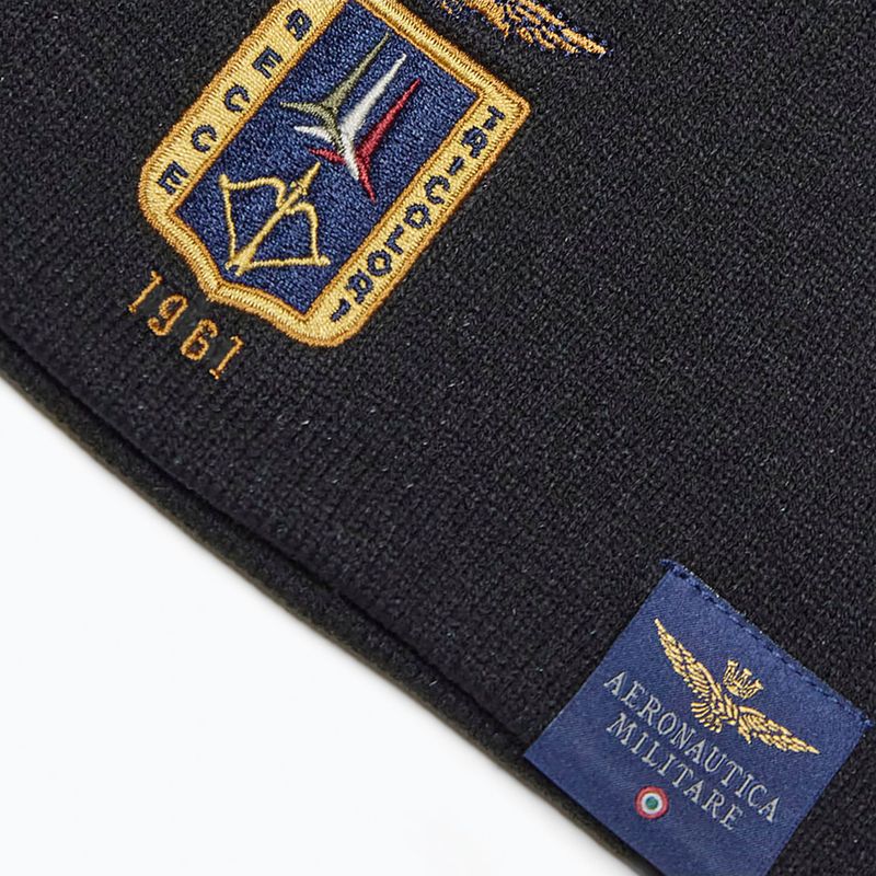 Căciulă de iarnă pentru bărbați Czapka Aeronautica Militare 262CU0092UL00450 jet black 3