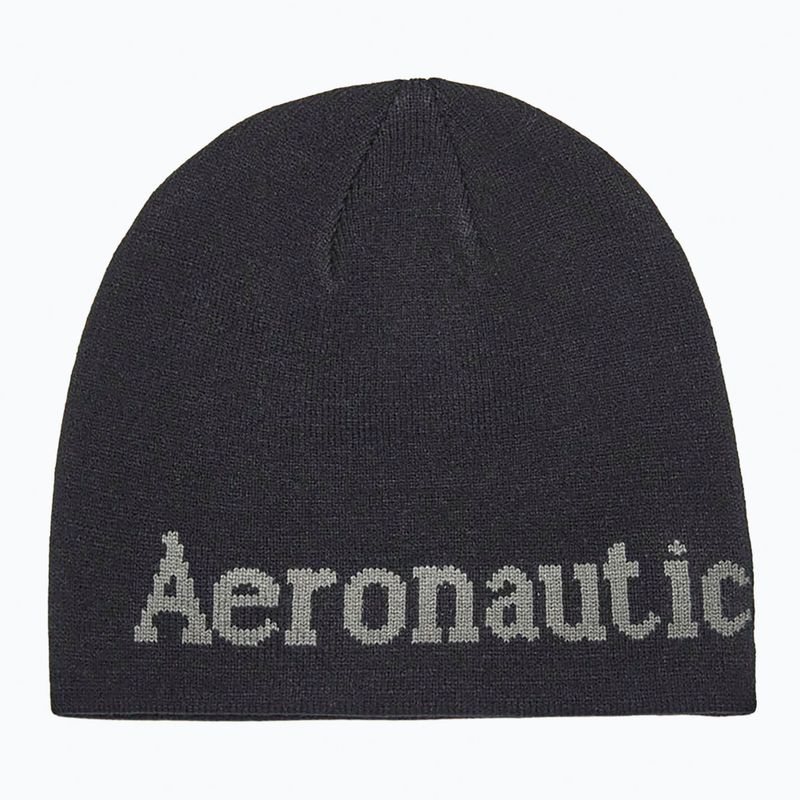 Căciulă de iarnă pentru bărbați Czapka Aeronautica Militare 262CU0093UL00450 jet black