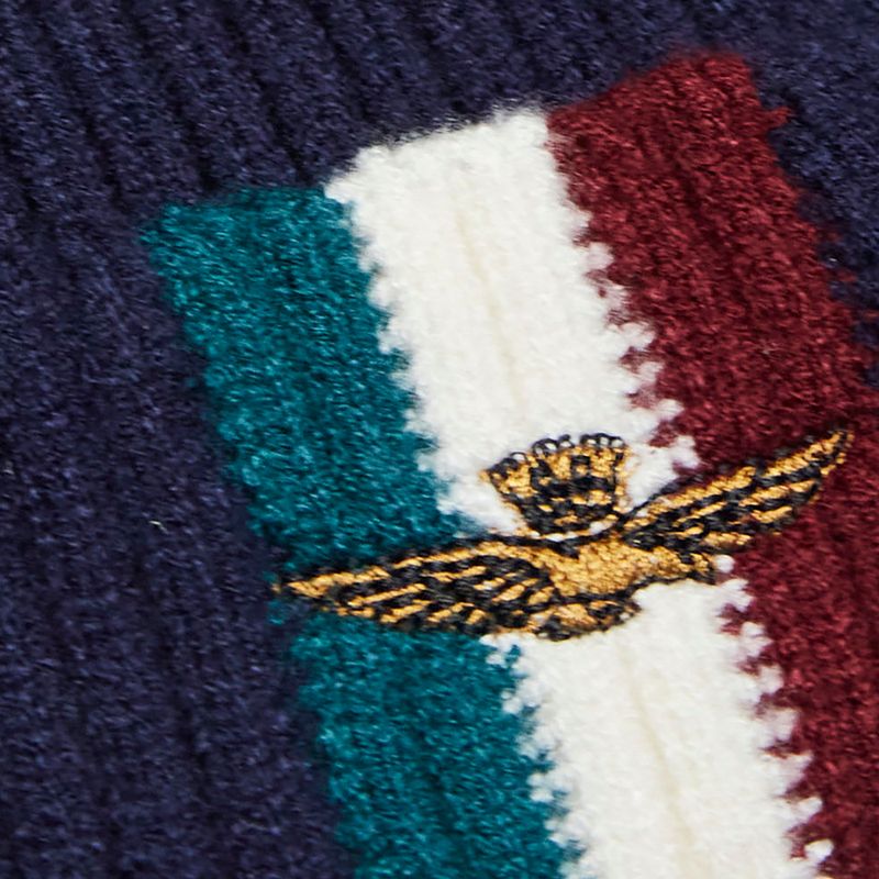 Căciulă de iarnă pentru bărbați Czapka Aeronautica Militare 262CU0094UL00555 blu navy 3