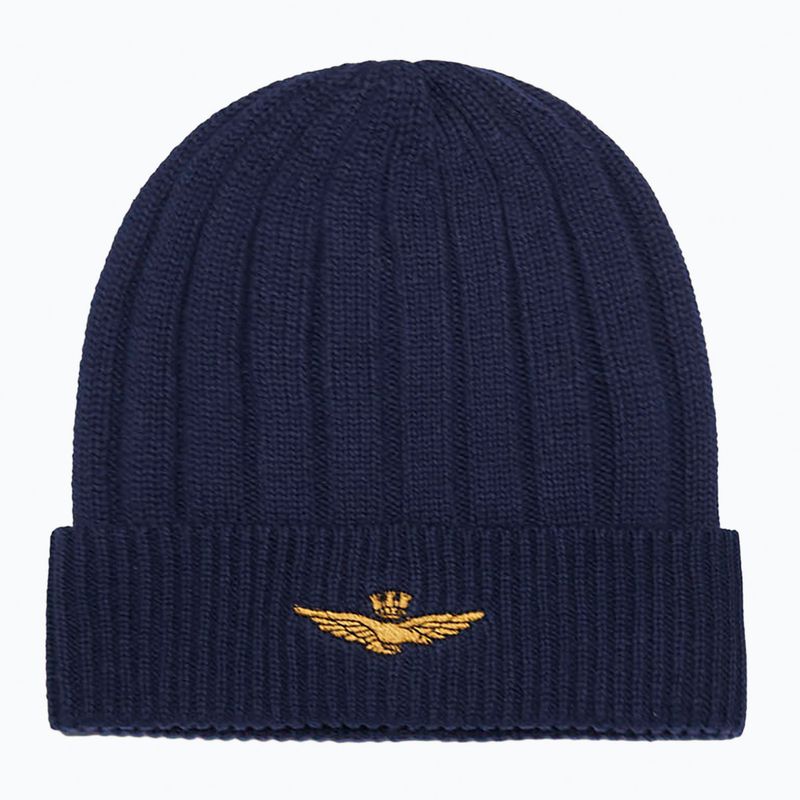 Căciulă de iarnă pentru bărbați Czapka Aeronautica Militare 262CU0098UL00485 blu navy