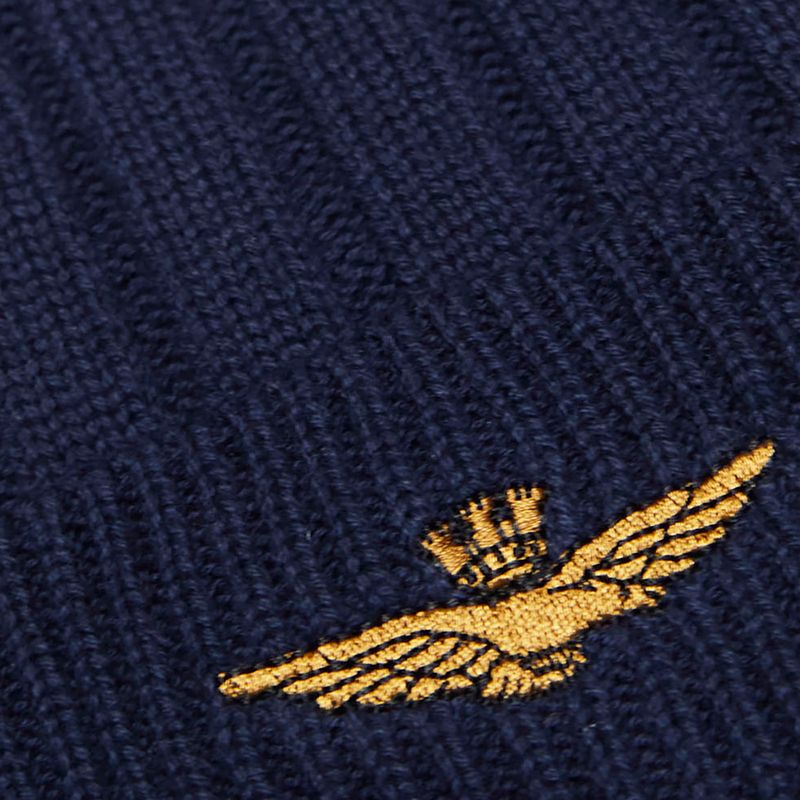 Căciulă de iarnă pentru bărbați Czapka Aeronautica Militare 262CU0098UL00485 blu navy 3