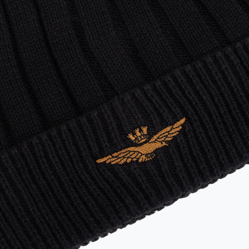 Căciulă de iarnă pentru bărbați Czapka Aeronautica Militare 262CU0098UL00485 jet black 3