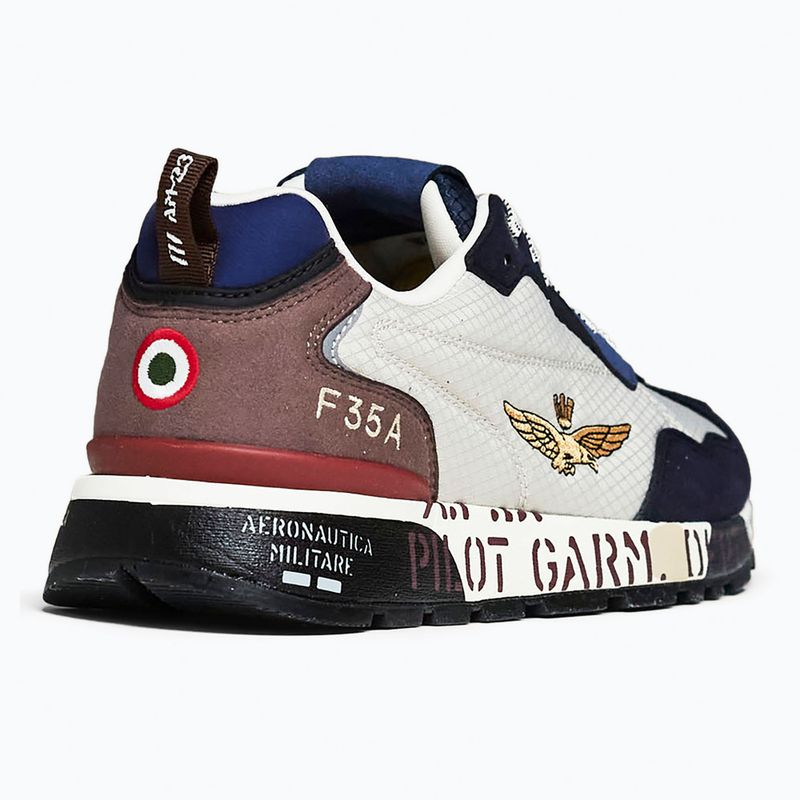 Încălțăminte pentru bărbați Buty Aeronautica Militare 262SC0276UCT04327 bianco/blu 2