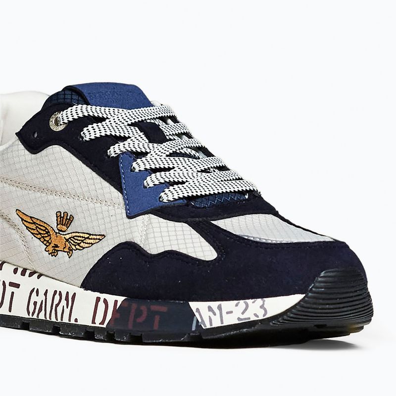 Încălțăminte pentru bărbați Buty Aeronautica Militare 262SC0276UCT04327 bianco/blu 4
